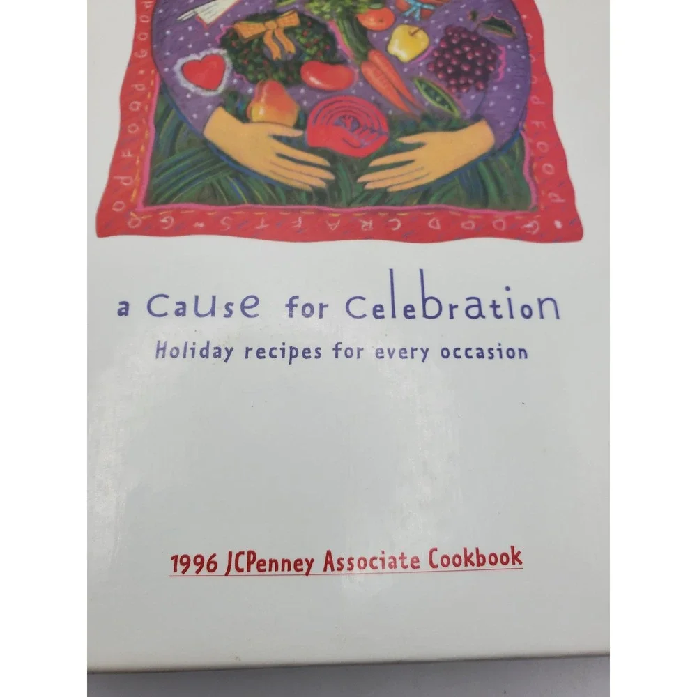 Vintage 1996 JCPenney Associate Cookbook: A Cause for Celebration